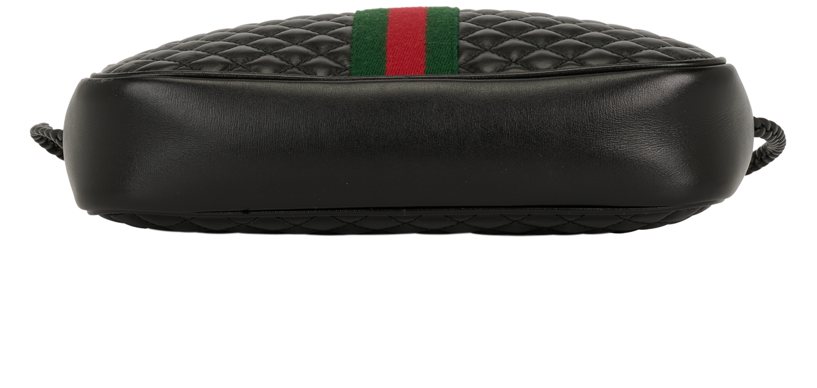 Trapuntata Camera Bag, &pound;850, Handbags, Black, Leather, Top view